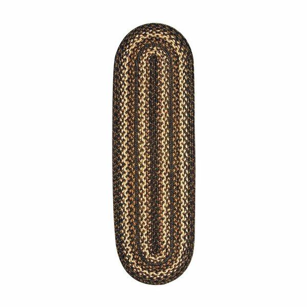 Homespice Decor Kilimanjaro Hudson Jute Braided Rugs - Table Runner - Oval 571212